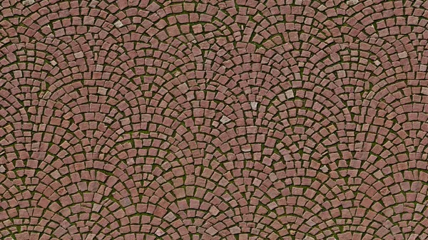 Steinmauer Pflaster Straßenoberfläche Textur Als Hintergrundbild — Stockfoto