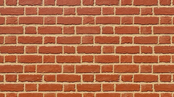 Old Red Brick Wall Surface Texture Seamless Background — Stock Photo, Image