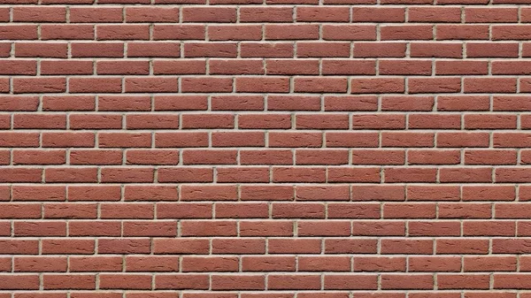 Red Brick Wall Surface Texture Background — Stock Photo, Image