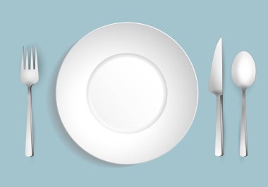 Masa gereçleri vektör ayarla