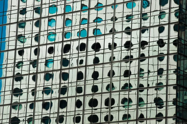 Abstract Windows Glass Fragment van het Bouwen — Stockfoto