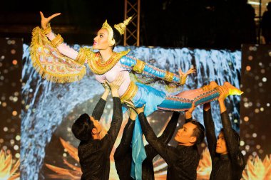 Pattaya, Tayland - 02 Mart 2019; Tayland Moda Yarışmacısı 