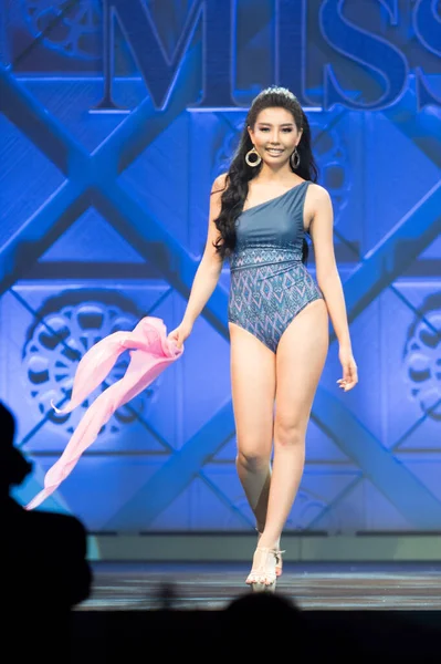Μπανγκόκ Ταϊλάνδη Μαΐου 2019 Miss Grand Bangkok 2019 Διαγωνιζόμενοι Τελικός — Φωτογραφία Αρχείου