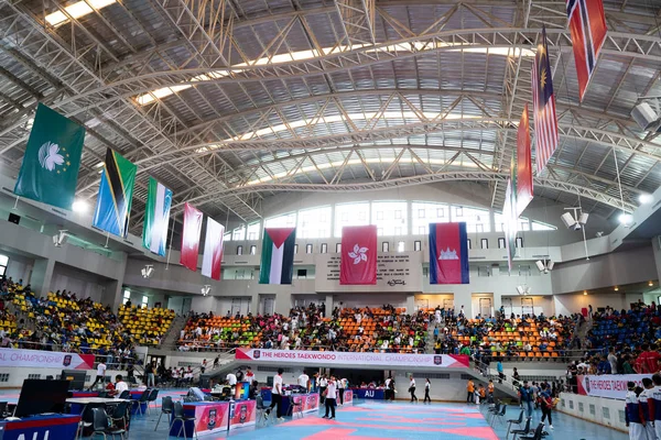 Bangkok Tayland Temmuz 2019 Kahramanlar Tekvando Uluslararası Şampiyonası 2019 Spor — Stok fotoğraf