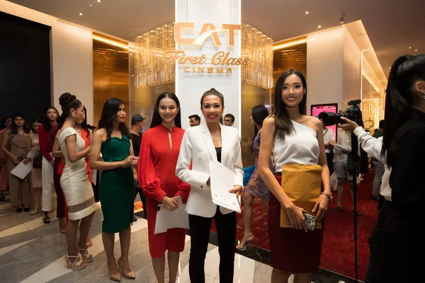 Bangkok Thaiföld Június 2019 Miss Universe Thaiföld 2019 Gyönyörű Versenyzők — Stock Fotó
