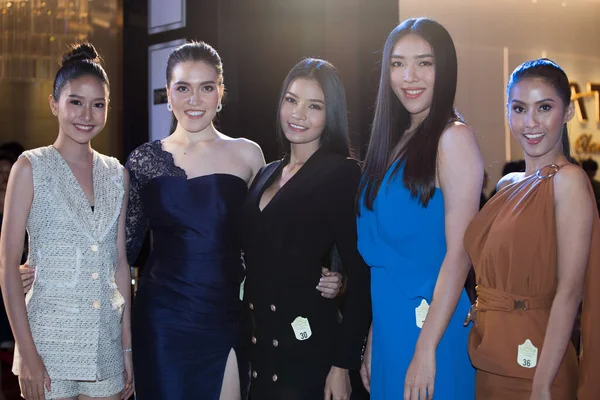Μπανγκόκ Ταϊλάνδη Ιουνίου 2019 Miss Universe Thailand 2019 Όμορφοι Διαγωνιζόμενοι — Φωτογραφία Αρχείου