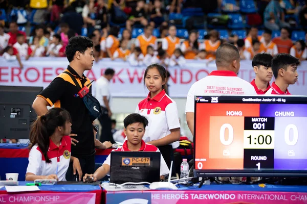 Bangkok Thailand July 2019 Sport Event Named Heroes Taekwondo International — Zdjęcie stockowe
