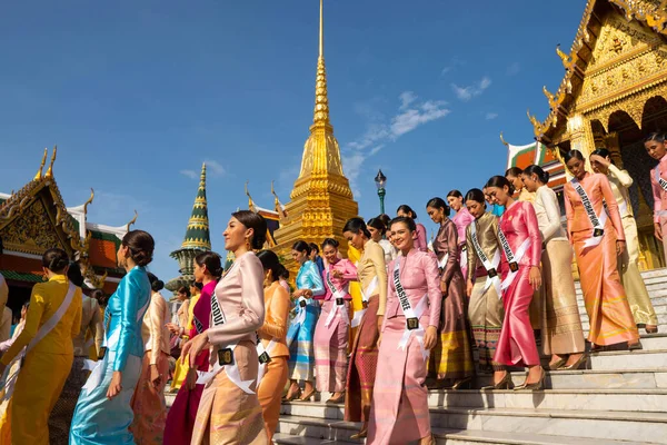 Bangkok Tajlandia Czerwca 2019 Miss Universe Tajlandia 2019 Piękni Zawodnicy — Zdjęcie stockowe