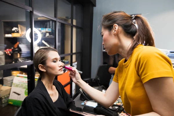 Bangkok Tailândia Abril 2019 Caminhadas Modelo Desfile Moda Mulheres Primavera — Fotografia de Stock