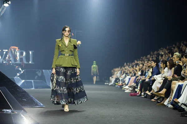 Bangkok Thaiföld Március 2019 Model Walk Fashion Show New Collection — Stock Fotó