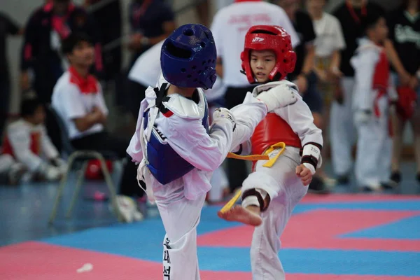 Bangkok Tailandia Julio 2019 Evento Deportivo Nombrado Heroes Taekwondo International — Foto de Stock