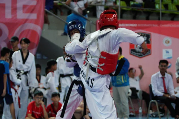 Bangkok Tajlandia Lipca 2019 Wydarzenie Sportowe Nazwie Heroes Taekwondo International — Zdjęcie stockowe