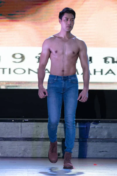 Bangkok Thailandia Agosto 2019 Asian Man Contest Chiamato Mister Supranational — Foto Stock