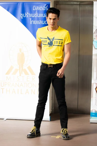 Bangkok Thailand July 2019 Asian Man Contest Named Mister Supranational — стокове фото