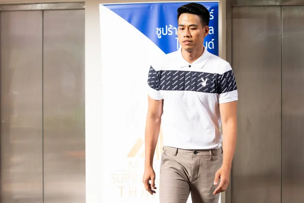 Bangkok Thailand July 2019 Asian Man Contest Named Mister Supranational — Φωτογραφία Αρχείου