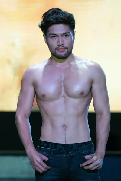 Bangkok Tailândia Agosto 2019 Concurso Homem Asiático Chamado Mister Supranational — Fotografia de Stock