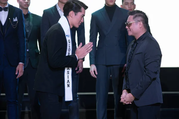 Bangkok Thaiföld Augusztus 2019 Ázsiai Férfi Verseny Nevű Mister Supranational — Stock Fotó
