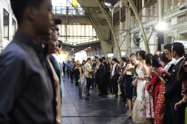 Bangkok, Tayland - 13 Şubat 2018; Uniform Fashion 