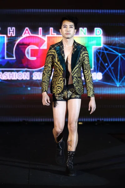 Bangkok Tailandia Enero 2018 Desfile Moda Tailandia Lgbt Fashion Showcase — Foto de Stock