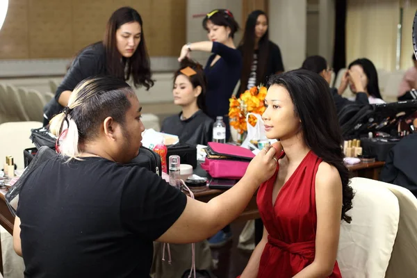 Bangkok Thailand März 2018 Schönheitswettbewerb Miss Grand Nonthaburi 2018 Make — Stockfoto