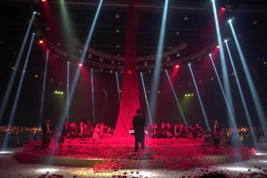 Bangkok, Thailand - March 15, 2018 ; Model walk on Fashion Show 