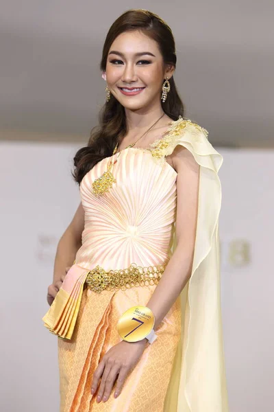 Samutsakorn Thailand April 2018 Models Walk Opening Show Beauty Pageant — 스톡 사진