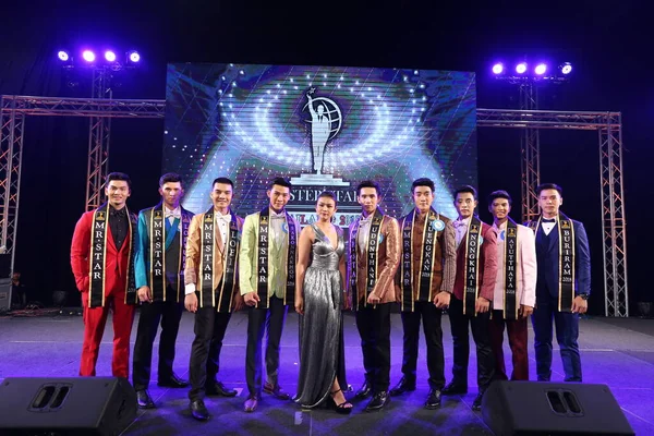 Udonthani Thailand May 2018 Male Contestants Beauty Handsome Pageant Contest — 스톡 사진