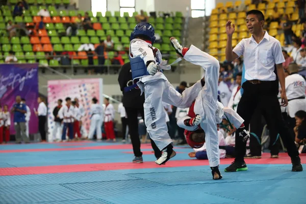 Bangkok Thailand Juli 2018 Taekwondo Athleten Aus Vielen Ländern Kämpfen — Stockfoto