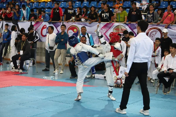 Bangkok Таїланд Липня 2018 Taekwondo Athlete Багатьох Країн Борються Разом — стокове фото