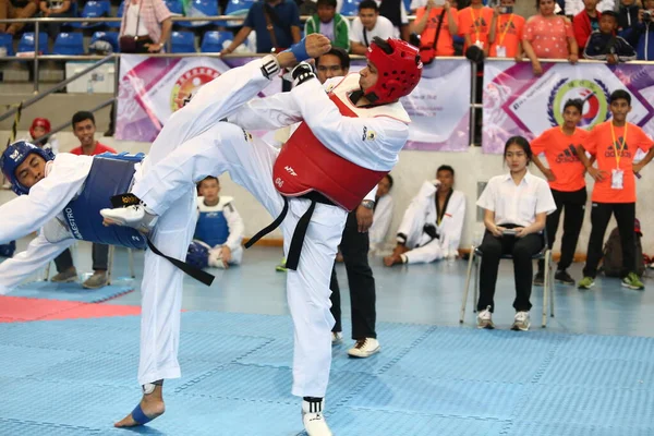 Bangkok Tajlandia Czerwca 2018 Taekwondo Athlete Wielu Krajów Walczy Razem — Zdjęcie stockowe