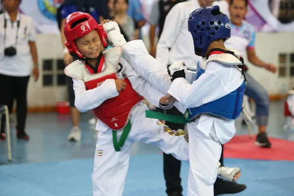 Bangkok Таїланд Червня 2018 Taekwondo Athlete Багатьох Країн Борються Разом — стокове фото