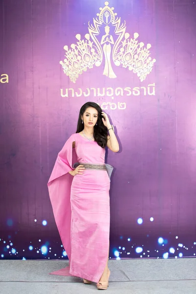 Udonthani Thailand July 2019 Miss Thailand 2019 Udonthani Beautiful Contestants — 스톡 사진