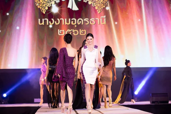 Udonthani Tailândia Julho 2019 Miss Tailândia 2019 Udonthani Belos Concorrentes — Fotografia de Stock