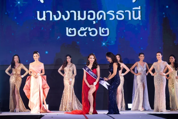 Udonthani Tailândia Julho 2019 Miss Tailândia 2019 Udonthani Belos Competidores — Fotografia de Stock