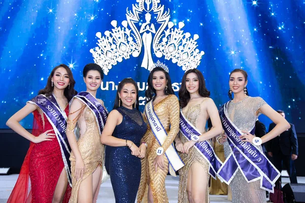 Udonthani Tailândia Julho 2019 Miss Tailândia 2019 Udonthani Foto Grupo — Fotografia de Stock