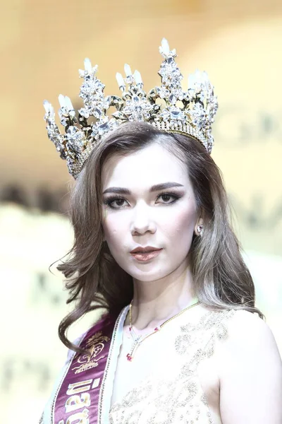 Bangkok Tailândia Julho 2017 Final Miss Concurso Supranacional 2017 Bazaar — Fotografia de Stock