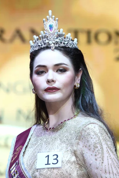 Bangkok Tailândia Julho 2017 Final Miss Concurso Supranacional 2017 Bazaar — Fotografia de Stock
