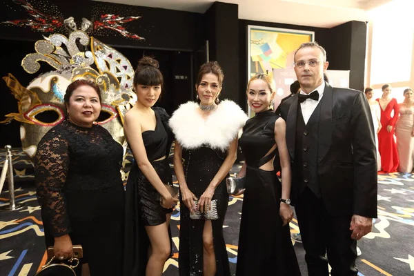泰国曼谷 2017年7月2日 2017年超级小姐竞赛 最后一轮在巴扎酒店举行 来宾和名人参加 — 图库照片