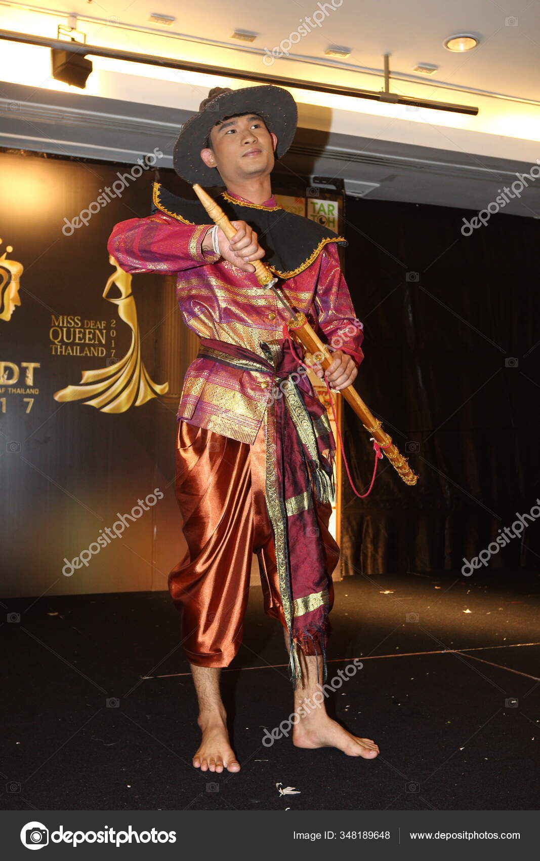 Male Pageant National Costume Bangkok Thailand Febuary 2017
