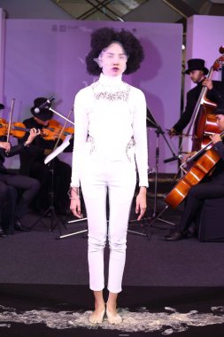 Bangkok, Tayland - 12 Haziran 2017 Tez Moda Şovu 