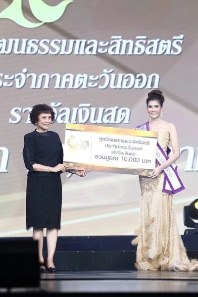 Bangkok Thailand July 2017 Media Miss Tourism Queen Thailand 2017 — Stockfoto