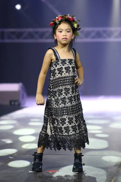 Bangkok Thailand July 2017 Kid Fashion Show Alicio Stain Lighting — 스톡 사진