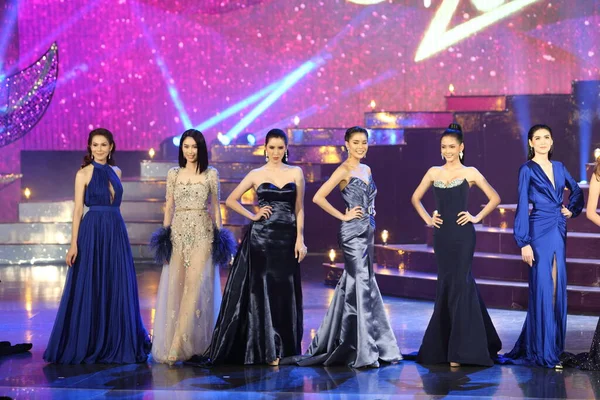 Pattaya Thaïlande Août 2017 Dernière Ronde Miss Tiffany Universe 2017 — Photo
