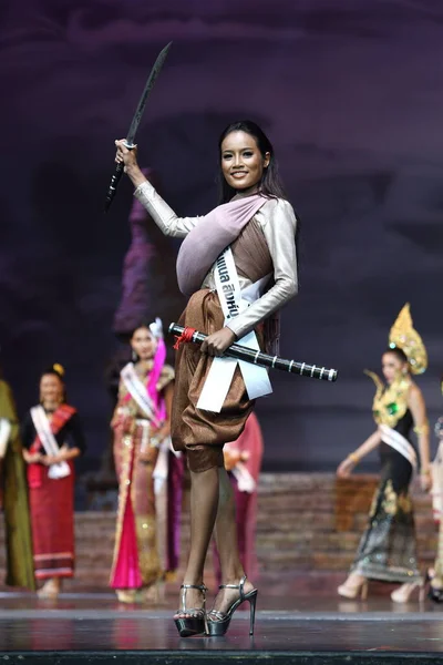 Phuket Таїланд Вересня 2017 Фінальний Раунд Miss Supranational Thailand 2017 — стокове фото