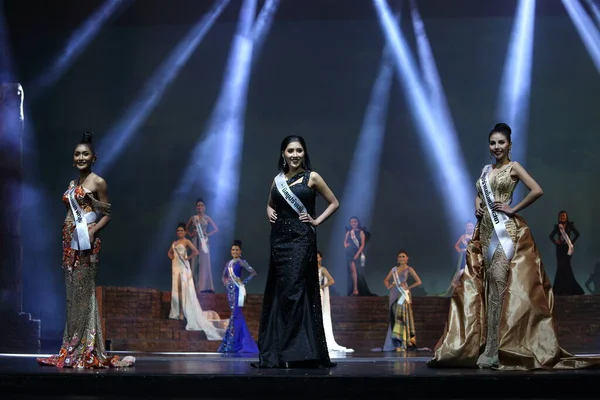 Phuket Tailândia Setembro 2017 Final Miss Supranacional Tailândia 2017 Grande — Fotografia de Stock