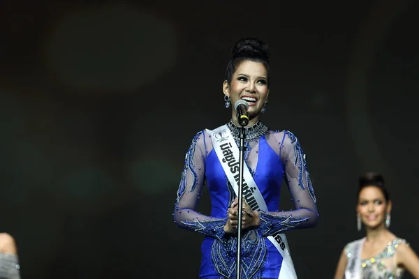 Phuket Thailand September 2017 Final Miss Supranational Thailand 2017 Big — 图库照片