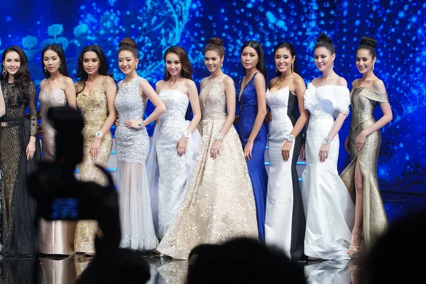 Bangkok Thailand September 2017 Miss All Nations Thailand 2017 Final — Stockfoto