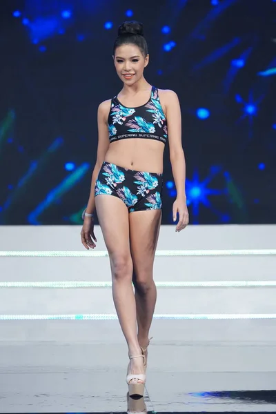 Бангкок Таиланд Сентября 2017 Года Miss All Nations Thailand 2017 — стоковое фото
