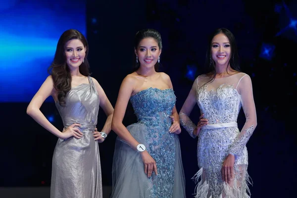Bangkok Thailand September 2017 Miss All Nations Thailand 2017 Final — 스톡 사진