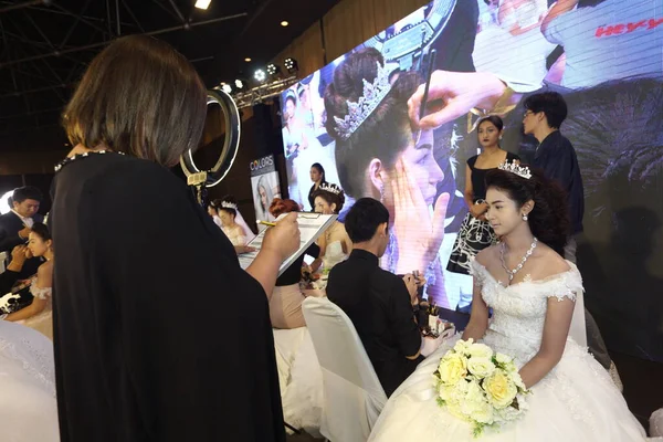 Bangkok Tailandia Mayo 2017 Lifeford Enchanted Princess Bridal Makeup 2017 — Foto de Stock